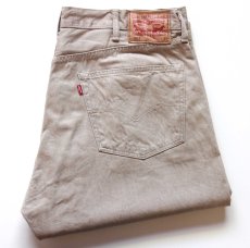 画像1: Levi'sリーバイス 501 コットンパンツ カーキ W40 L32★SDP4747 ユーロ (1)