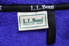 画像4: 90s L.L.Bean RED ROBIN マスコット 刺繍 フリースベスト 青紫 (4)