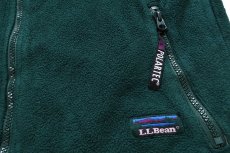画像6: 90s L.L.Bean POLARTEC WINDBLOC SERIES フリースベスト 緑 (6)