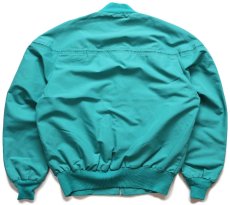 画像2: 80s USA製 Cal Craft カップショルダー ダービージャケット エメラルドグリーン L (2)