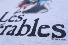 画像4: 90s USA製 Les Miserables レ ミゼラブル ミュージカル スウェット 杢ライトグレー M (4)