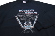 画像3: 90s USA製 MOUNTAIN BASH 93 チョッパー バイカー スウェット 黒 XL★RUSSELLラッセル (3)