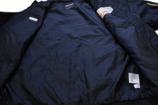 画像5: 00s HILTON Skills USA Collision Repair Technology フレイムス 刺繍 ナイロンジャケット 黒 L★ファイヤーパターン (5)
