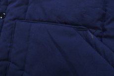 画像6: 80s USA製 Horizon A.O.SMITH Water Heatersパッチ付き ツートン ヨーク切り替え 中綿入り ベスト 紺×水色 XL (6)