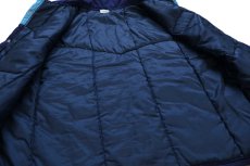 画像5: 80s USA製 Horizon A.O.SMITH Water Heatersパッチ付き ツートン ヨーク切り替え 中綿入り ベスト 紺×水色 XL (5)