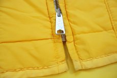 画像6: 80s USA製 Chalk Line VANDERBILT 中綿入り ナイロンベスト 黄 L (6)