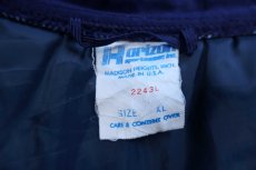 画像4: 80s USA製 Horizon A.O.SMITH Water Heatersパッチ付き ツートン ヨーク切り替え 中綿入り ベスト 紺×水色 XL (4)