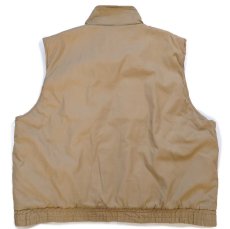 画像2: 90s Willow Bay タータンチェック ネルライナー 中綿入り ベスト カーキ XXXL★特大 (2)