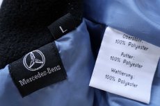 画像5: Mercedes-Benz メルセデス ベンツ ロゴ パッチ Captain Future 刺繍 中綿入り ナイロンベスト 紺 L (5)