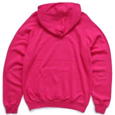 画像2: 80s USA製 Hanes MENOGYN YMCA スウェットパーカー ショッキングピンク M★フーディー (2)