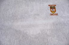 画像5: 90s USA製 Championチャンピオン BOSTON COLLEGE 刺繍 リバースウィーブ スウェット 杢グレー XXL★特大 (5)