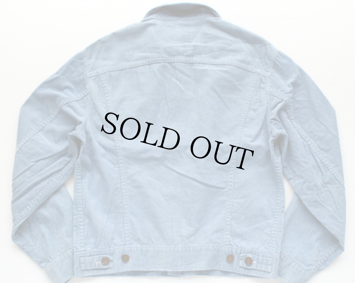 画像2: 70s Levi's リーバイス コーデュロイジャケット 水色 (2)