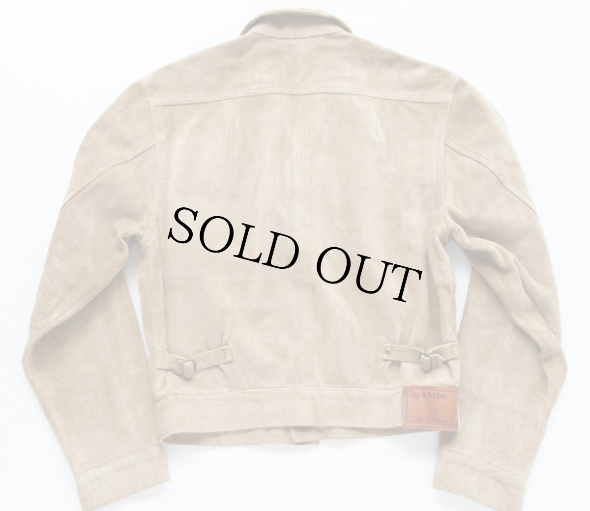 画像2: 90s ポロ ラルフローレン スエードレザージャケット S (2)