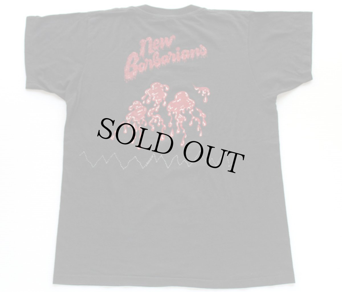 画像2: 70s New Barbarians バンドTシャツ 黒 (2)