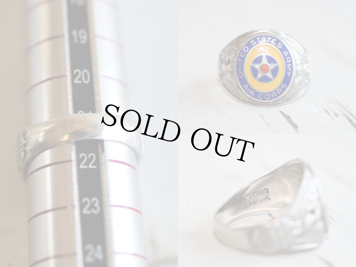 画像3: ビンテージ U.S.ARMY AIR CORPS ミリタリーリング★WW2 USAAC (3)