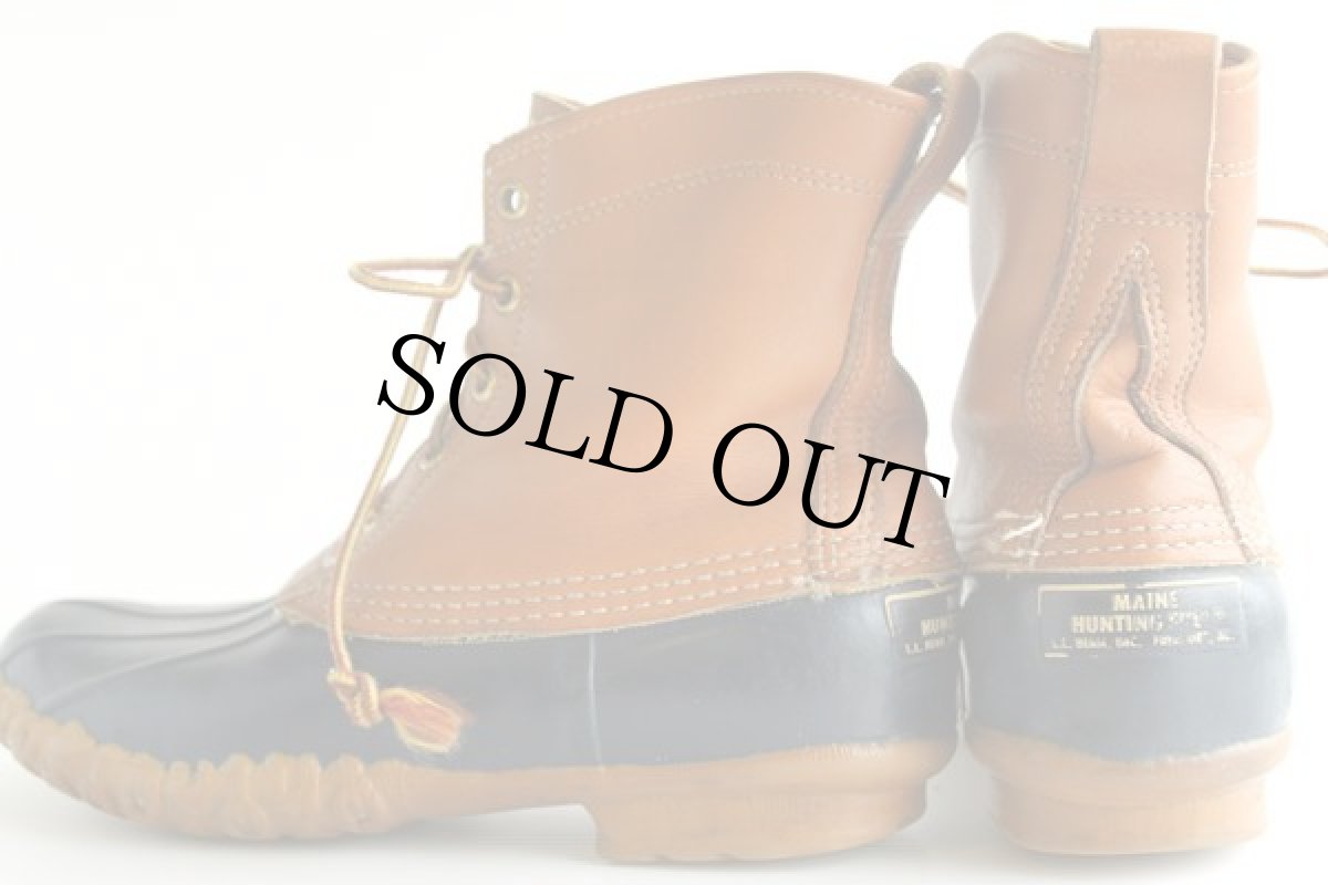 画像2: 80s L.L.Bean メインハンティング ビーンブーツ 8L (2)