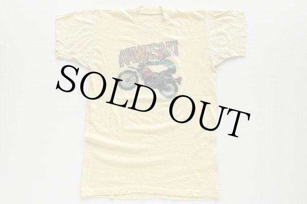 1970s 激レア　ヴィンテージ　モトクロスレース　ケニーロバーツ　Tシャツ ケニー・ロバーツ&アゴスチーニ プリント絵柄ビンテージ Tシャツ 83年