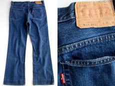 画像2: 70s USA製 Levi'sリーバイス 517 シングル 66前期 デニムパンツ W36★ブーツカット (2)