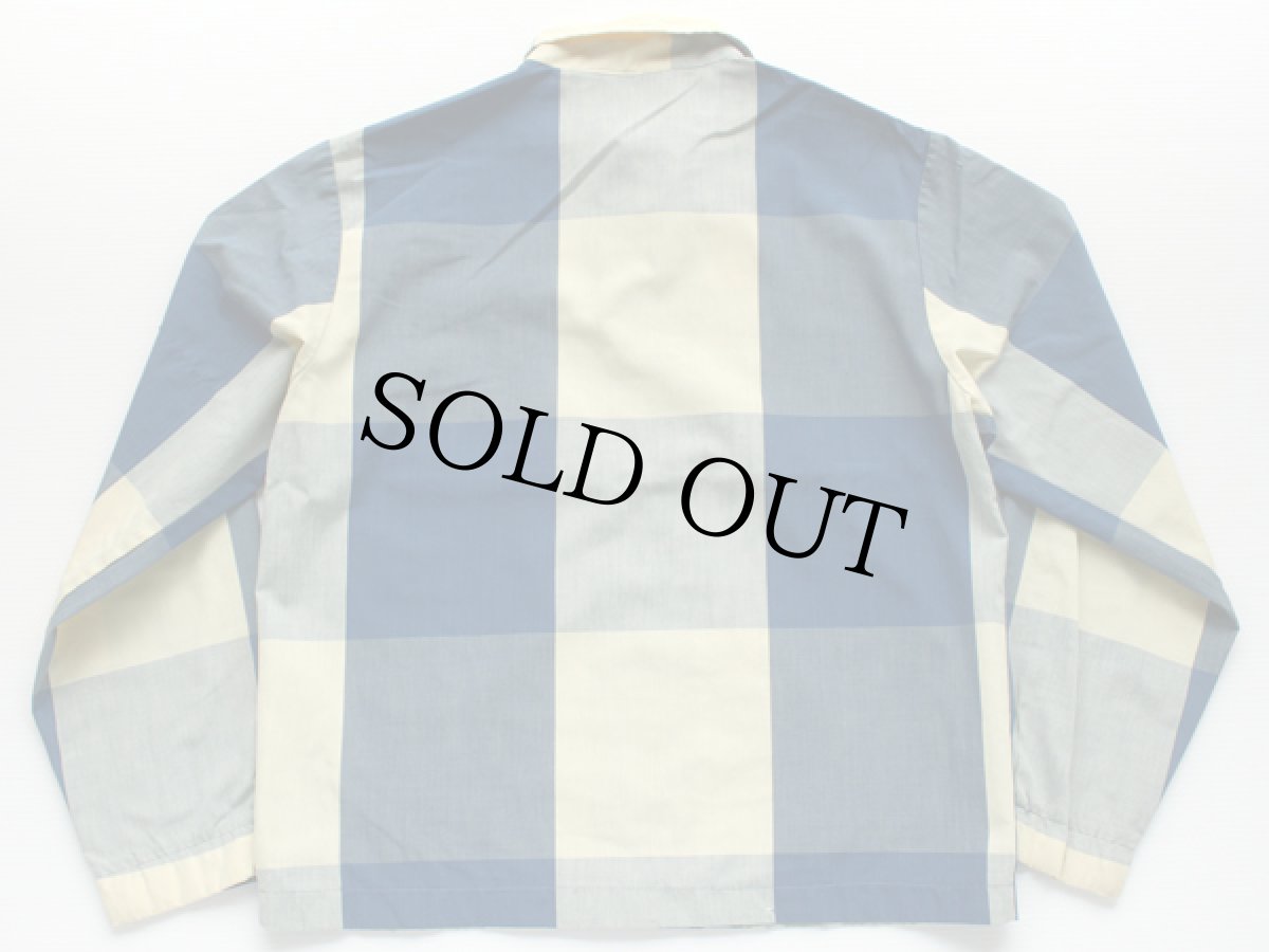 画像2: 60s 日本製 Sears チェックコットンジャケット M (2)