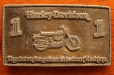 画像1: 70s HARLEY-DAVIDSON ハーレー ダビッドソン バックル (1)