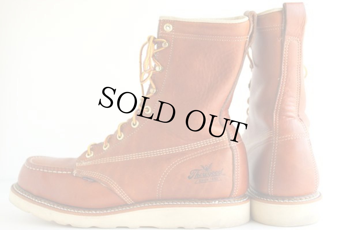 画像2: USA製 Thorogoodソログッド ワークブーツ 8D (2)