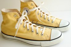 画像1: 90s USA製 CONVERSEコンバース ALL STARオールスターHI 薄黄 11 (1)