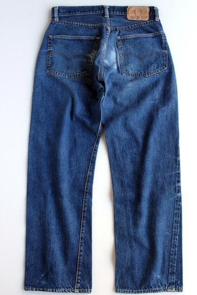 画像1: 60s LEVI'Sリーバイス 501 BIGE デニムパンツ w32