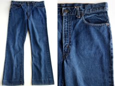 画像1: 70s USA製 Levi'sリーバイス 517 シングル 66前期 デニムパンツ W36★ブーツカット (1)