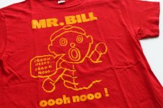 画像1: 70s USA製 Hanes MR.BILL Tシャツ 赤 L (1)