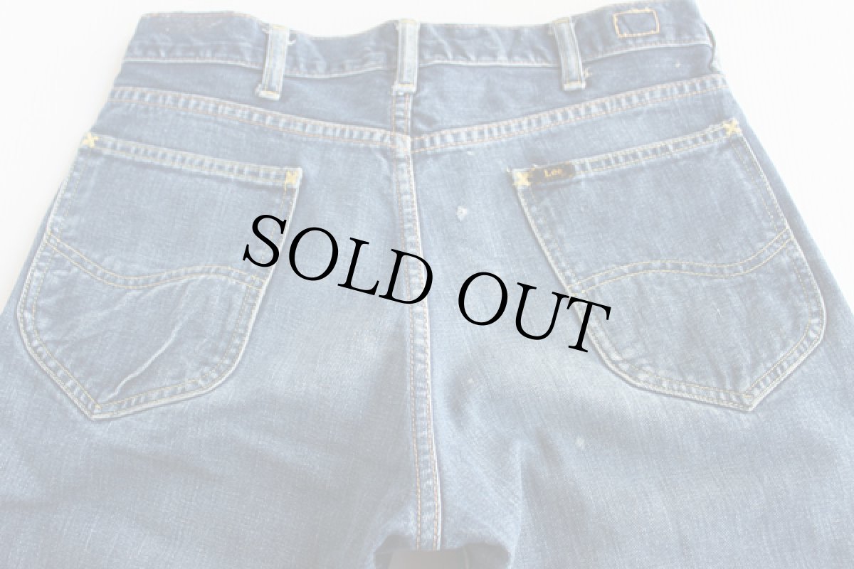 画像3: 60s USA製 Leeリー 101Z サイド黒タグ デニムパンツ w31 (3)