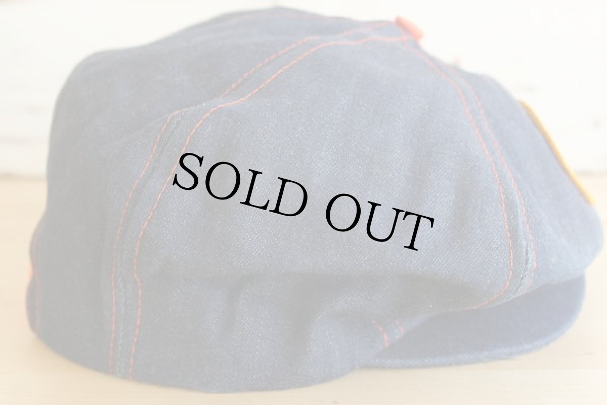 画像2: 80s USA製 CHEVROLET Corvette シボレー コルベット パッチ付き デニム ハンチング (2)