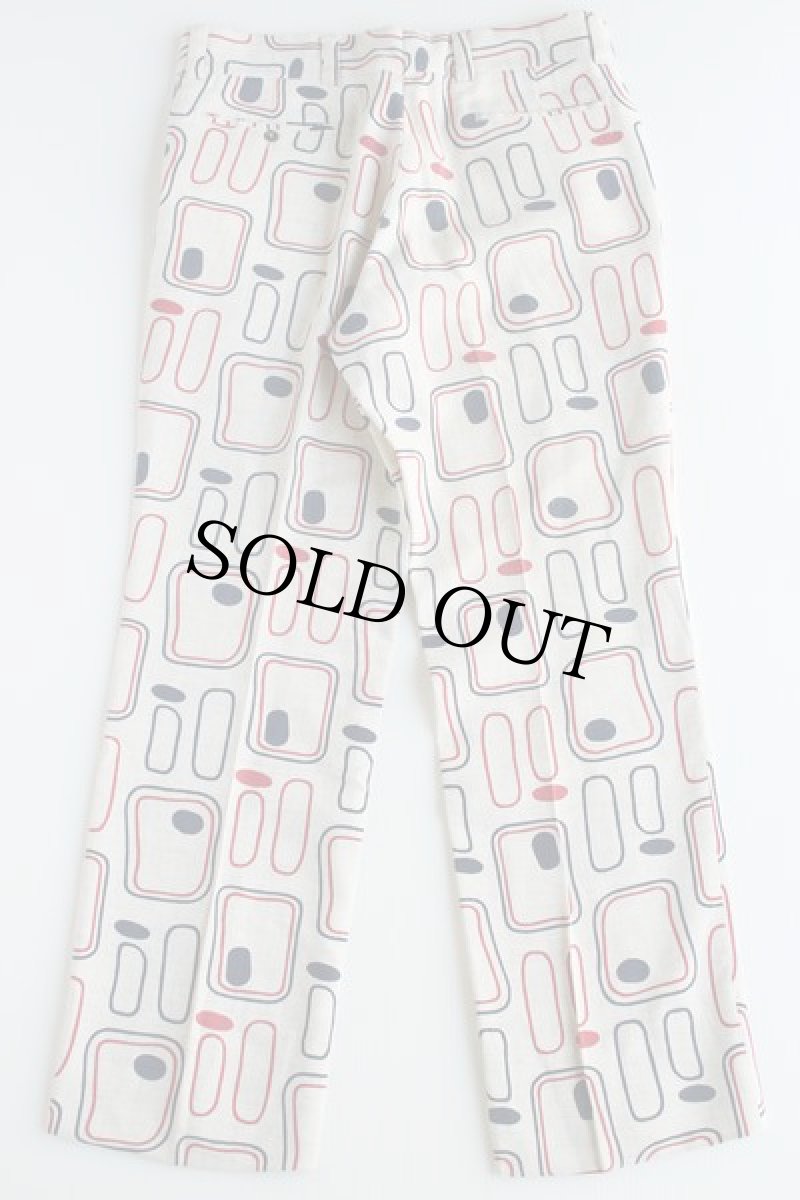 画像2: ビンテージ ミッドセンチュリー柄パンツ w34 (2)