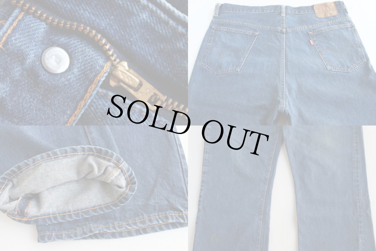 画像3: 70s USA製 Levi'sリーバイス 517 シングル 66前期 デニムパンツ W40 L30★ブーツカット (3)