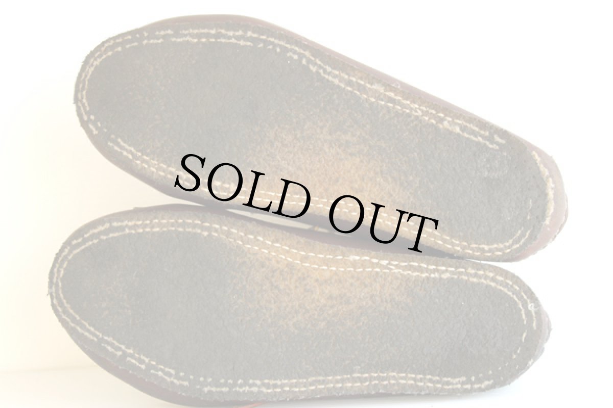 画像4: グローブレザー モカシンチャッカブーツ (4)