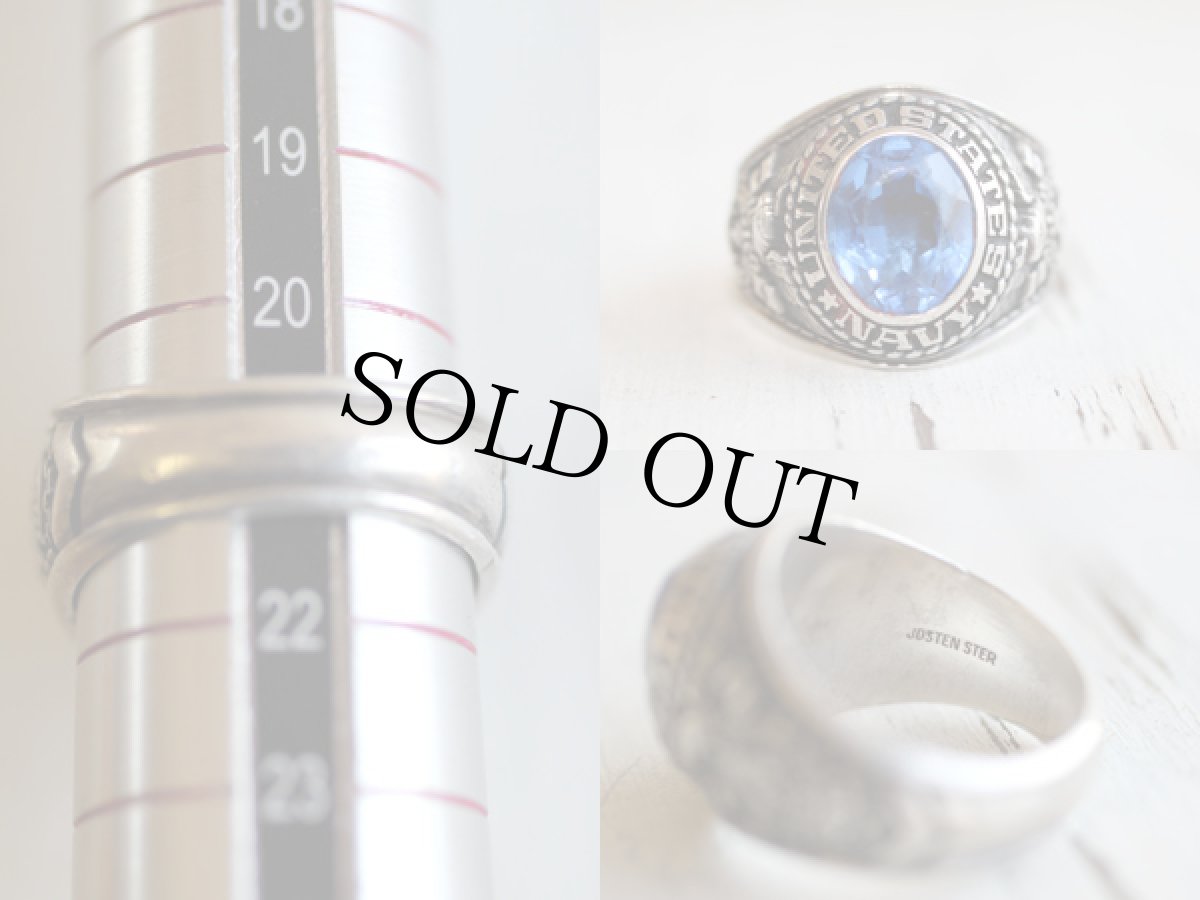 画像3: ビンテージ U.S.NAVY ミリタリーリング★シルバー (3)