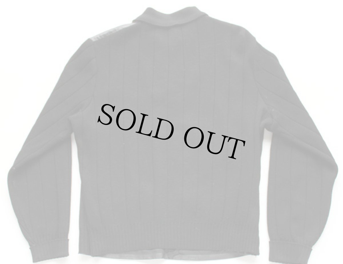 画像2: 50s レザー×ニットセーター (2)