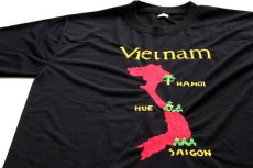 画像1: ベトナム刺繍 Tシャツ M (1)
