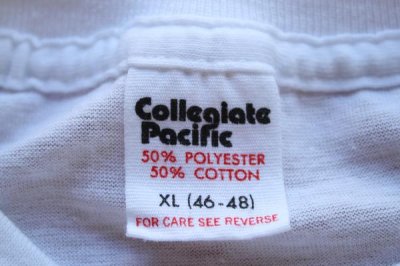 画像2: 80s USA製 Collegiate Pacific HONDAホンダ 染み込みプリント Tシャツ XL★CB750