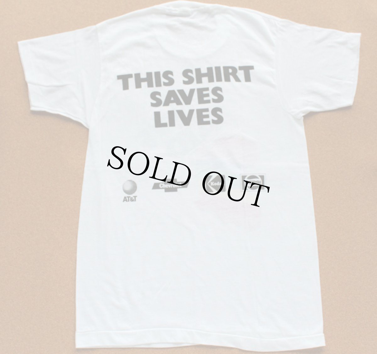 画像2: デッドストック★80s USA製 LIVE AID Tシャツ M (2)