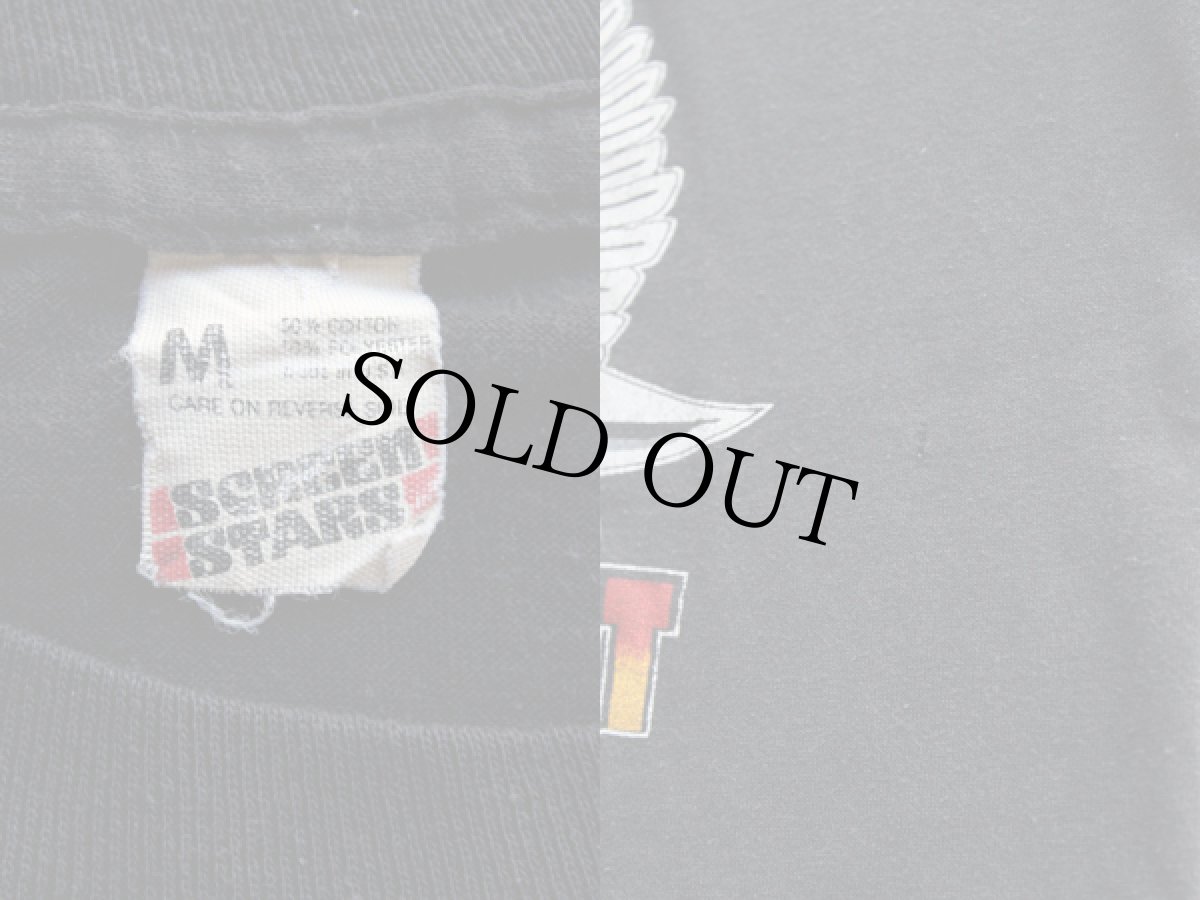 画像3: 80s USA製 スカル グリーンベレー Tシャツ 黒 M (3)