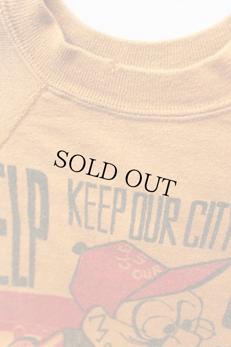 画像3: 60s 染み込みプリント 半袖スウェット (3)