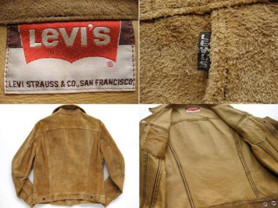 画像1: 60s LEVI'Sリーバイス BIGE スエードレザージャケット