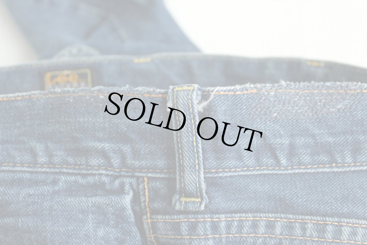 画像4: 60s USA製 Leeリー 101Z サイド黒タグ デニムパンツ w31 (4)