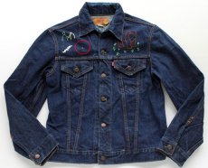 画像2: 70s Levi'sリーバイス 刺繍入り 70505 デニムジャケット 40 (2)