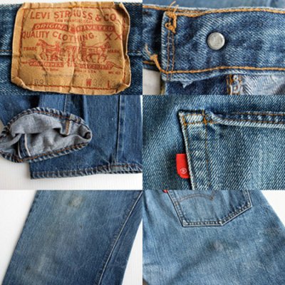 画像2: 70s USA製 Levi'sリーバイス 501 シングル 66前期 デニムパンツ W34 L34