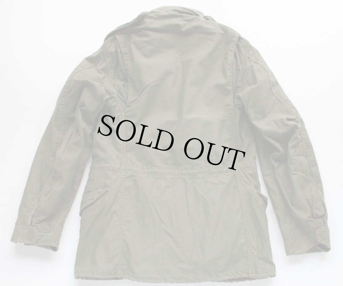 画像2: 60s 米軍 U.S.ARMY M-65フィールドジャケット 2nd オリーブグリーン XS-R (2)