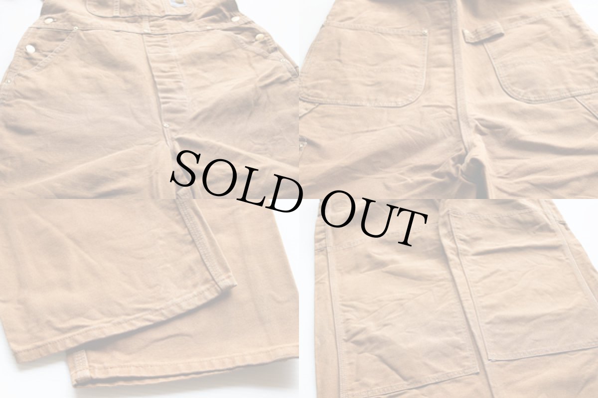 画像3: 70s carharttカーハート ダック地 ダブルニー オーバーオール (3)