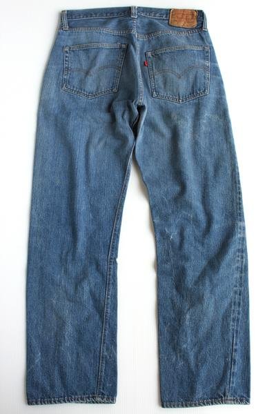 画像1: 70s USA製 Levi'sリーバイス 501 シングル 66前期 デニムパンツ W34 L34