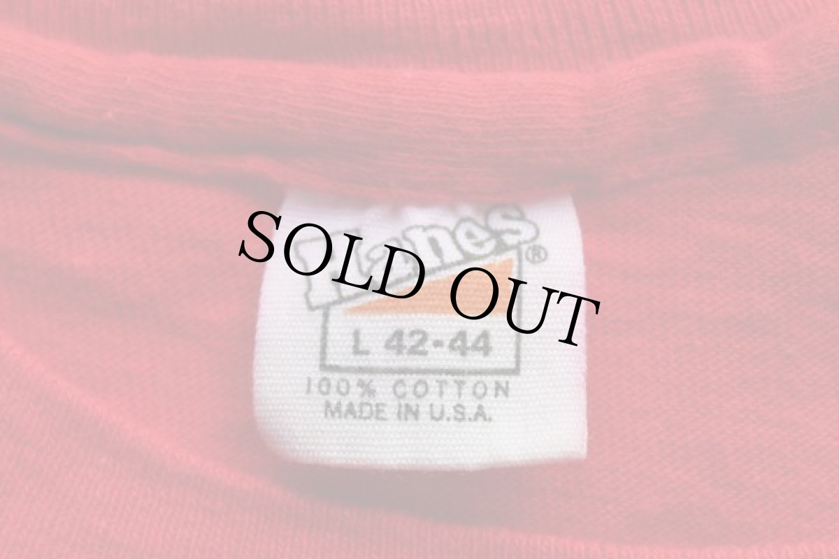 画像3: 70s USA製 Hanes MR.BILL Tシャツ 赤 L (3)