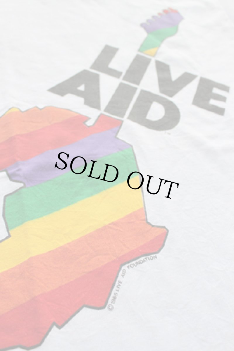 画像5: デッドストック★80s USA製 LIVE AID Tシャツ M (5)
